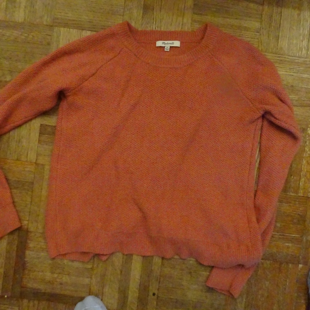 MADEWELL WAFFLE  SWEATER